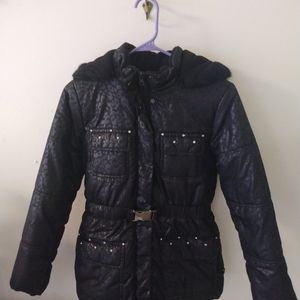 Rothschild black girls size 16 coat